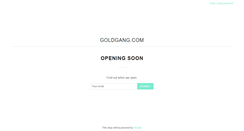 Desktop Screenshot of goldgang.com